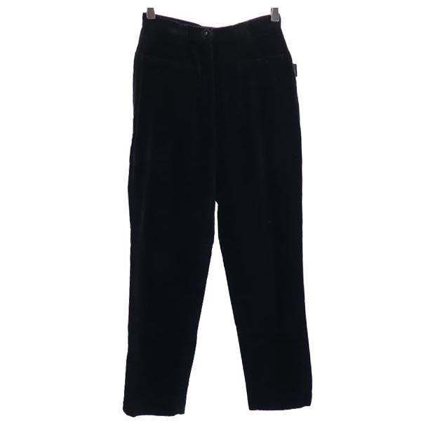 VERSACE made in Italy Velor-like Pants 40 black Women Used