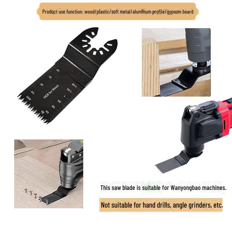 Universal Quick-Release Saw Blade for Woodworking, Metal, and Household Use