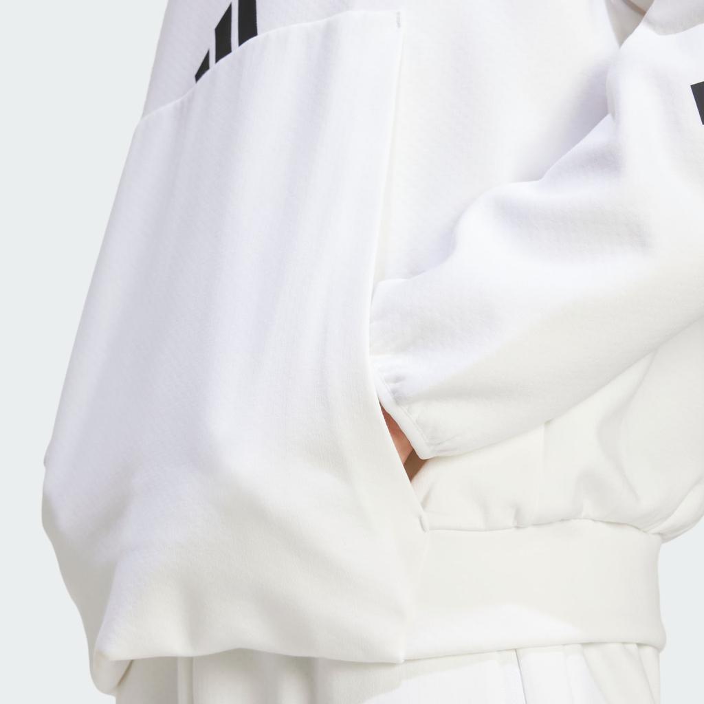 Adidas Z.N.E. True Healing Series FW24 Black Label Uniform Sports Casual Hoodie Men Hoodies White JF2454