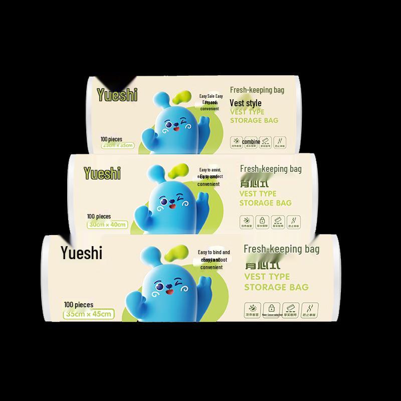 Yueshi Weste Griff Lebensmittelaufbewahrungsbeutel 300-teiliges Sortiment