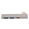 3 in 1 Docking Station 5Gbps High Speed USB3.0 to USB3.0 USB2.0 Type C Mini Docking Station