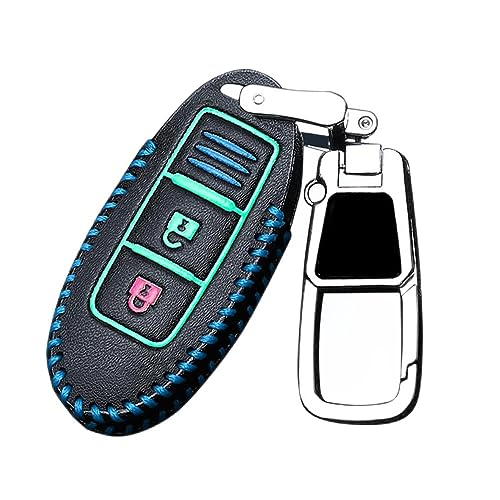 

[LETINGFAR] Чехол для ключа Nissan Smart Key Case Чехол для ключа из натуральной кожи, разработанный для Nissan NISSAN Serena/X-Trail/Elgrand/Skyline/Note/Note e-Po
