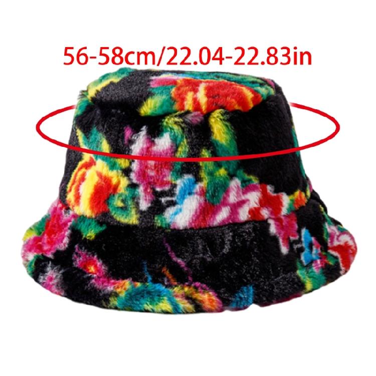 Bucket Hat Floral Chinese New Year Funny Fisherman Hat Festive Photo Props