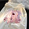 Damska Moda Casual Długi Rękaw Okrągły Dekolt Bluza Pulowerowa Top Z Kieszeniami