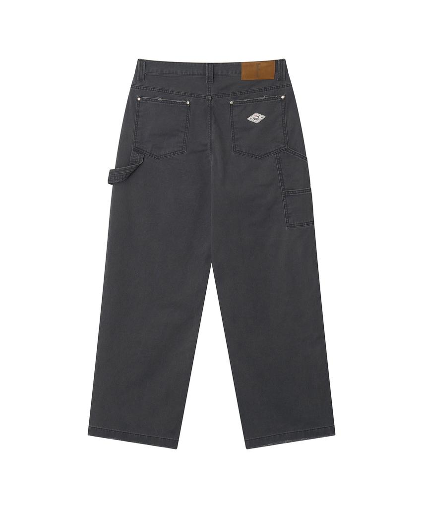 Iuteu Color Carpenter Pants / Charcoal