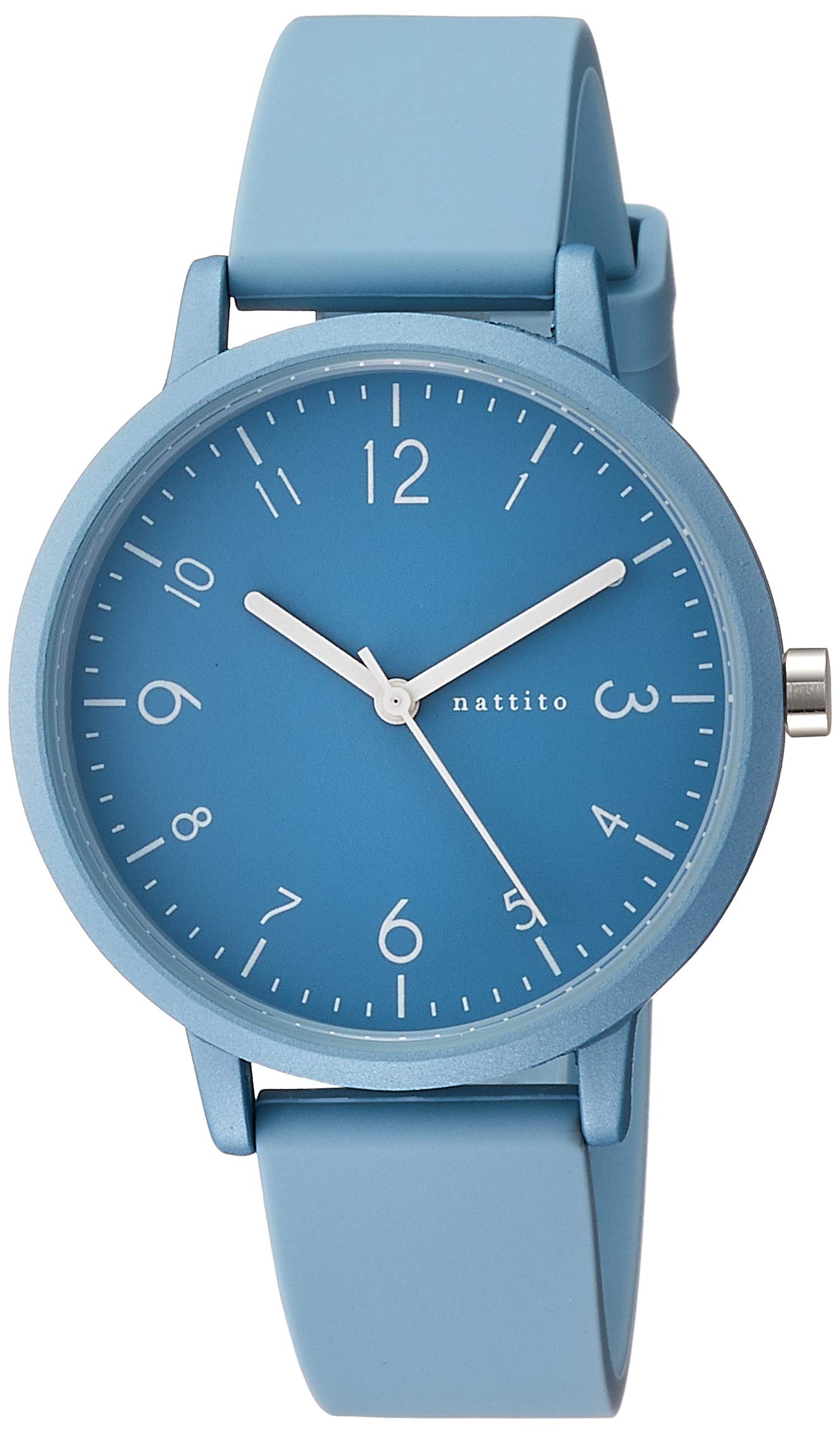 

Fieldwork YM007 Analog Wristwatch, Large Sodar Silicone Strap, blue