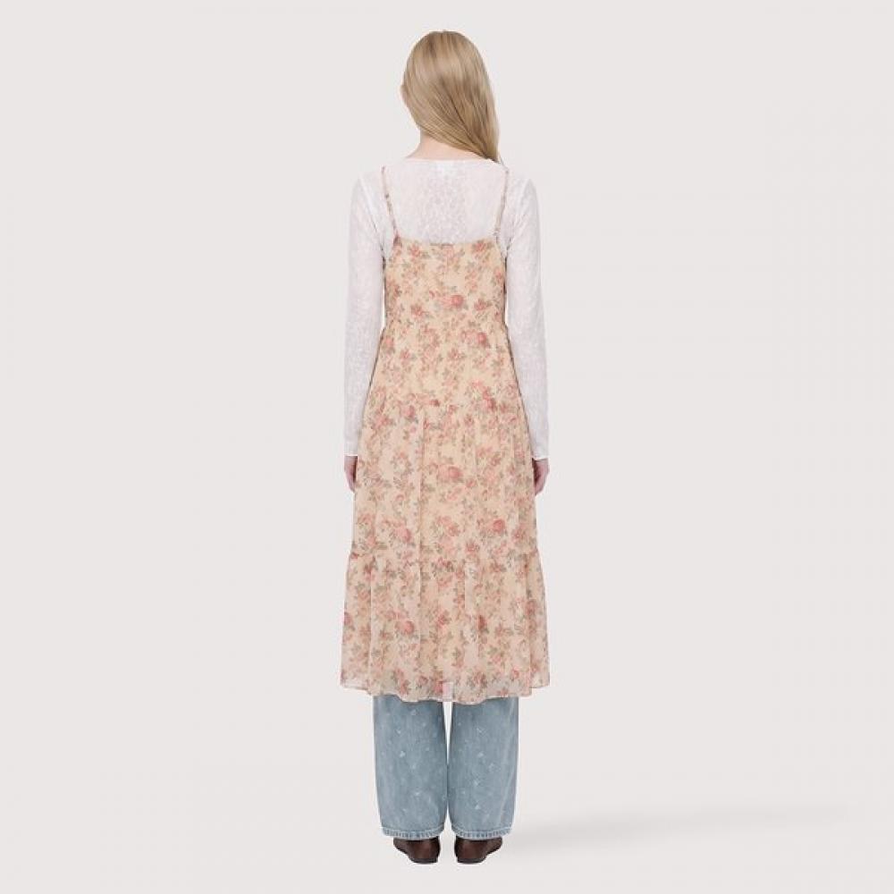 Thursday Island Flower Layered Long Dress T266mop173w