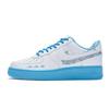 Air Force 1 Low Top Skateboard Shoes GS White Blue DH2920-111(Team80-)