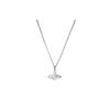 Vivienne Westwood Relief Pendant Brass Necklace Women necklace Silver 6302008602P116P116