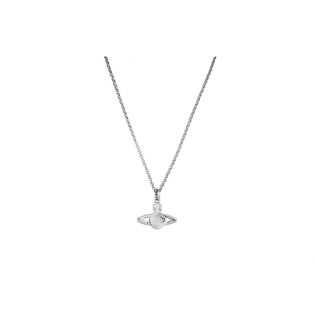 Vivienne Westwood Relief Pendant Brass Necklace Women necklace Silver 6302008602P116P116