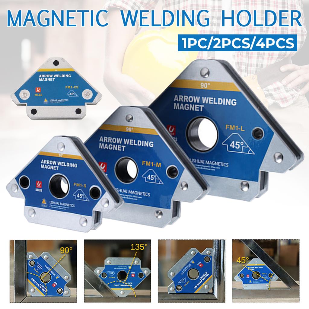 Magnetic Welding Positioner Multi Angle Fixer Holder Tools 4Pcs 13KG FM2‑XS For Steel Pipe And Plate Welding, Angle Clamps - Canada