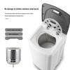 Schleudertrockner mit großer Kapazität: Mini-Dörrgerät für Zuhause, Studentenwohnheim oder Mietwohnung