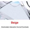 For  Lexus RX RZ 2023 Car Electrostatic Adsorption Roof Sunshade Sunroof Sunshade Skylight Blind Shading Sticker Accessories