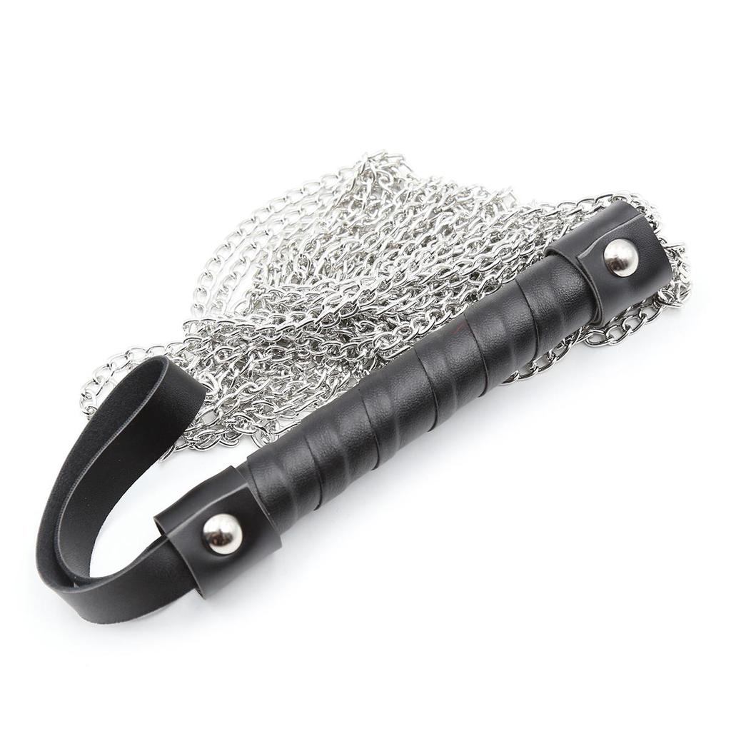 VaHppy Adult sexual games products Whip Slap SM BDSM Diamond handle Weighted Iron chain beard Tassel sex toys for Couple