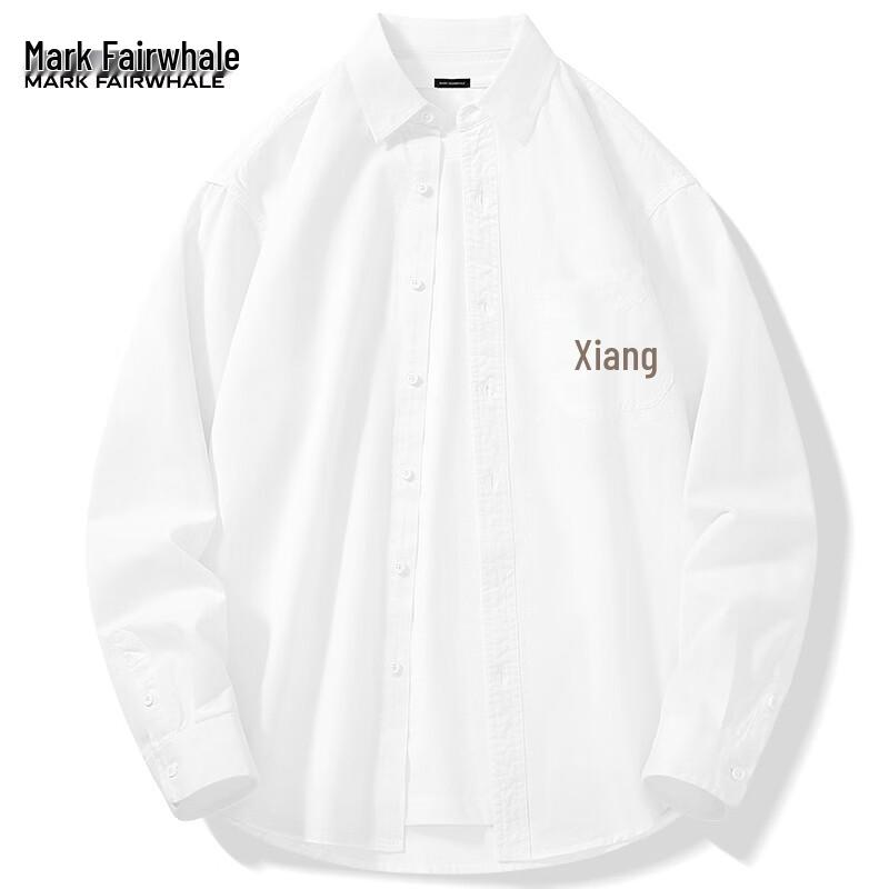 

Mark Fairwhale Unisex American Style Cotton Long Sleeve Shirt 3XL