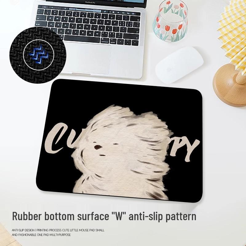 Panda Cartoon Mouse Pad - Portable Soft Wrist Rest for Office & Laptop