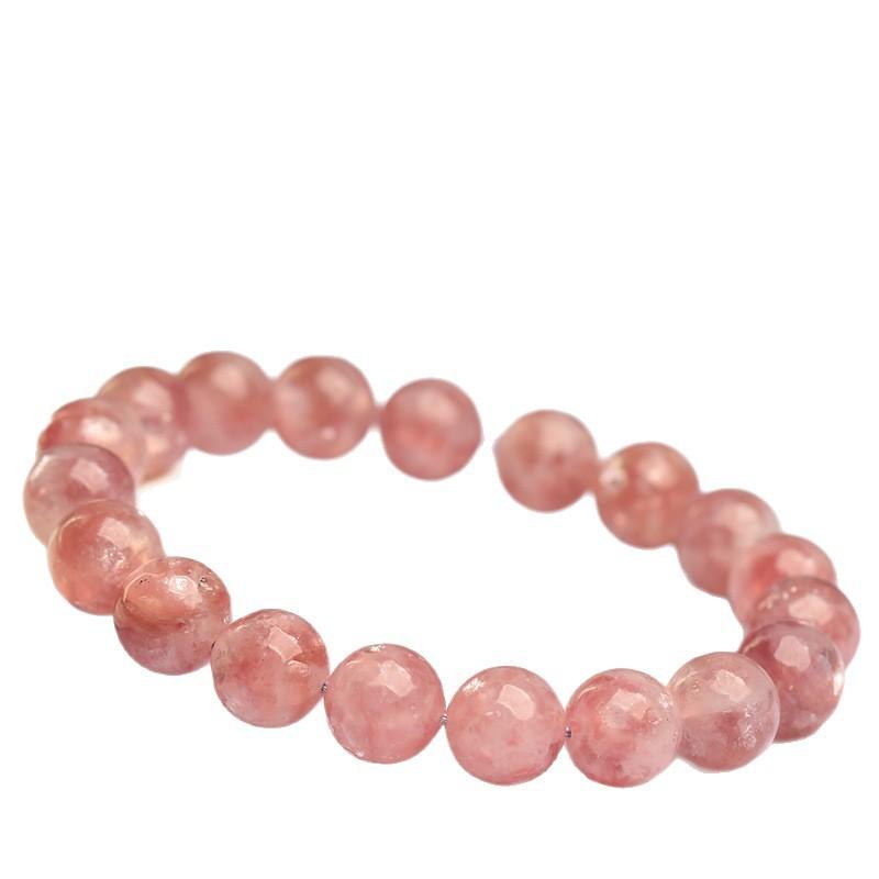 Hongchu Crystal Natural high-quality pink crystal bead bracelet 6A Premium Pink Grandmother Crystal Bracelet