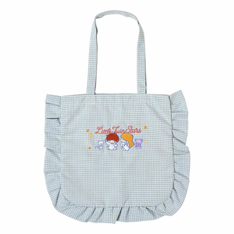 

Sanrio Little Twin Stars Frill Tote Bag Japan NEW Sanrio Characters