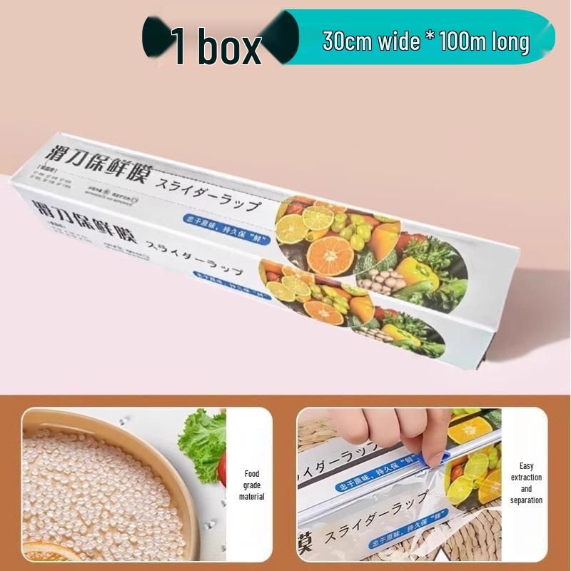 Konyhai csúszóvágós folpack szett: Élelmiszeripari minőségű, vastag, kézzel téphető tekercs