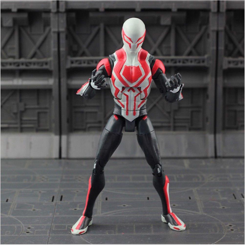 

Premium Quality Super Legends Spider Man Action Figure For Enthusiastic Collectors White Suit