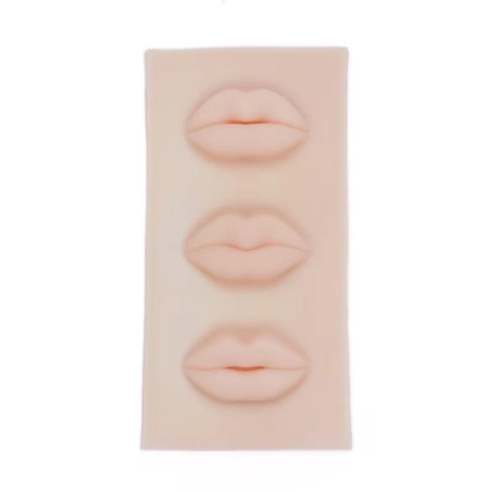 Silicone Permanent Makeup Practice Skin Permanent Makeup Makeup Training Pad Lip Coloring Model