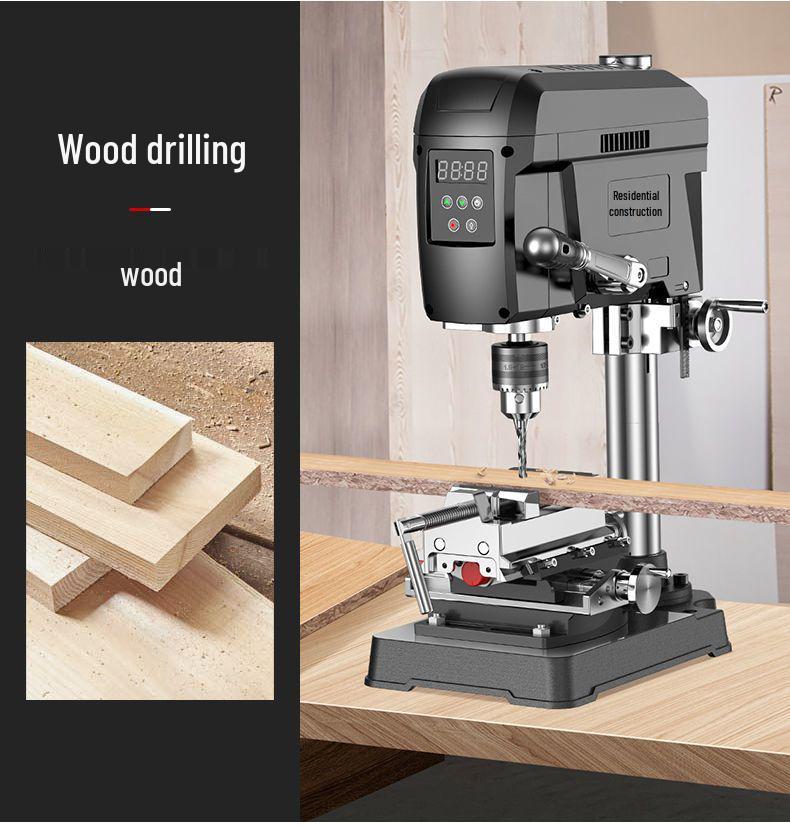 High-Precision Brushless Bench Drill with Digital Display for Home Use