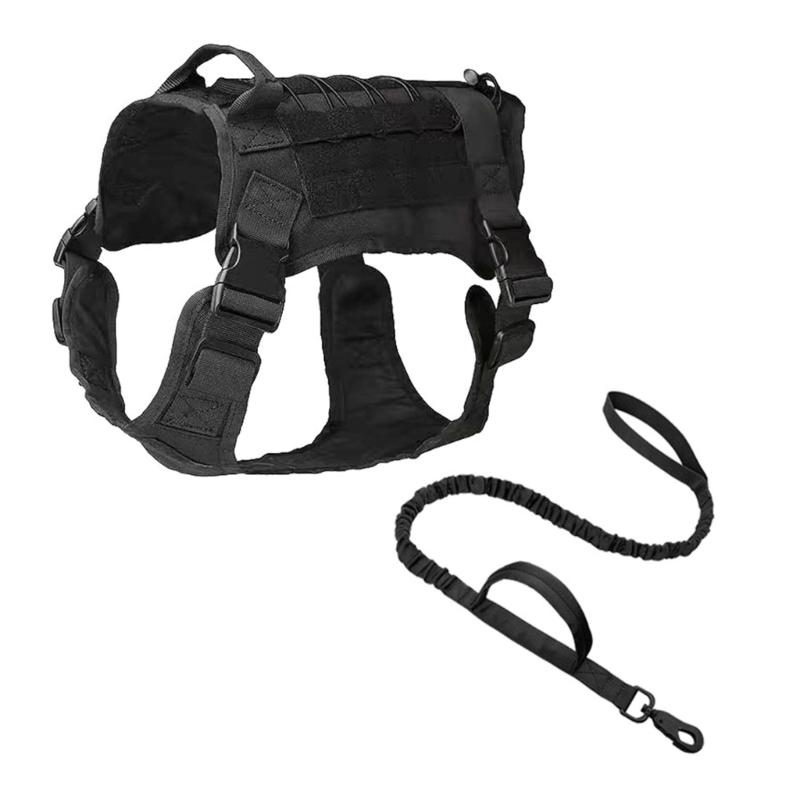 Night Use Dog Leashes Set Versatiles Dog Leashes Regulable Dog Harnesses for Media and Large Dogs