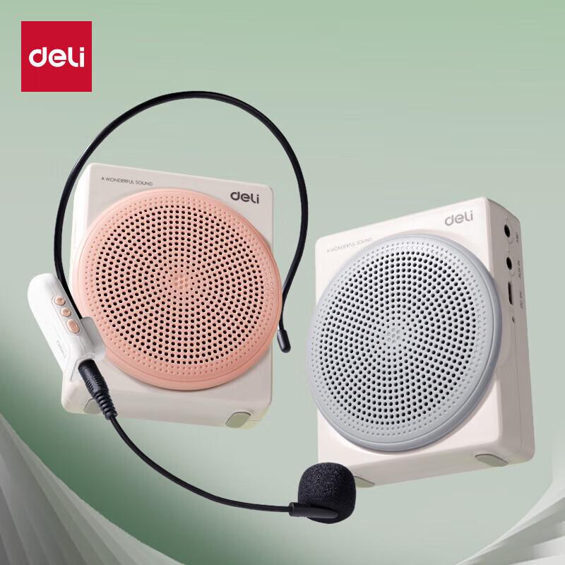 Deli 10W Portable Wireless Voice Amplifier with Microphone