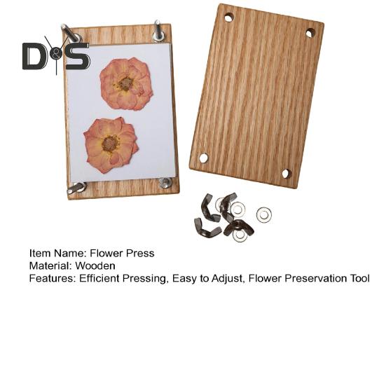 Presă Mare pentru Flori Presă Ajustabilă pentru Plante Instrument pentru Conservarea Florilor Instrument DIY pentru Presarea Florilor Uscate Cadou pentru Copii Iubitori de Natură