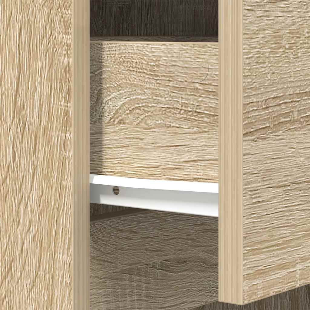 Nightstand Sonoma Oak 39x35x65 cm Particleboard