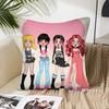 Anime Rainbow High Doll Pillow Case Fashion Square Pillowcase Bedroom Sofa Room Ins Decoration Leisure Cushion Cover 40x40
