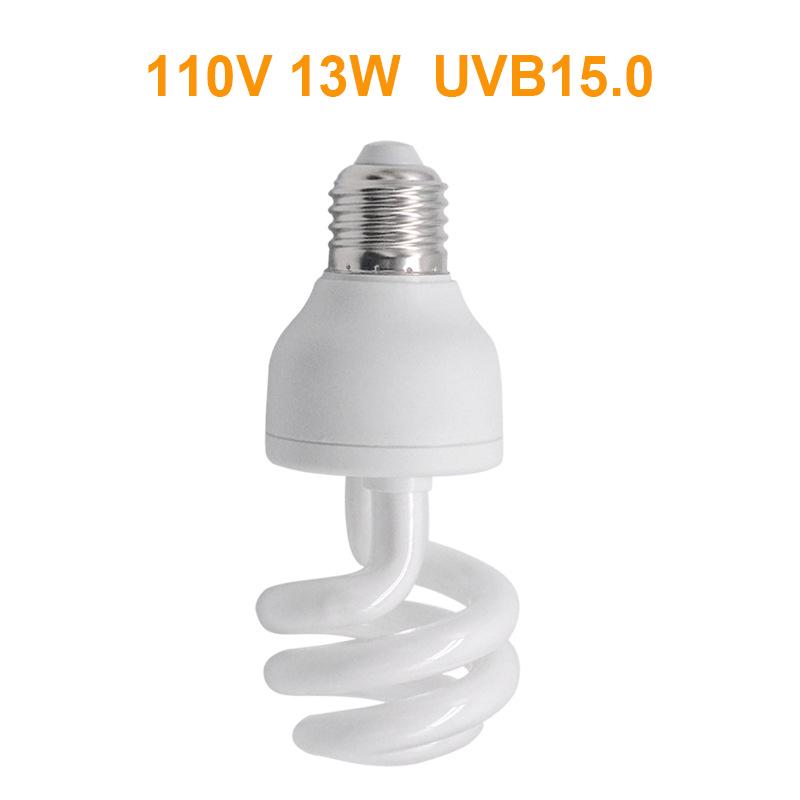 UVB Reptile Basking Lamp for Lizards, Turtles & Plants - 5.0/10.0 Calcium Supplement Ultraviolet Light