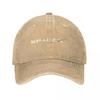 2026 Vintage Ponytail Baseball Cap Adjustable Sunhat Spacex White Logo Spring Summer Cap Washed Casquette Casual
