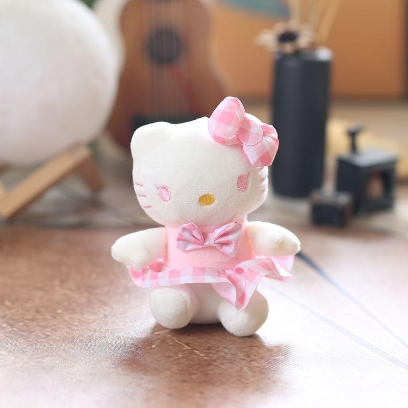 With And Bow Skirt Plush Toy Pendant Keychain For Kids Teens And