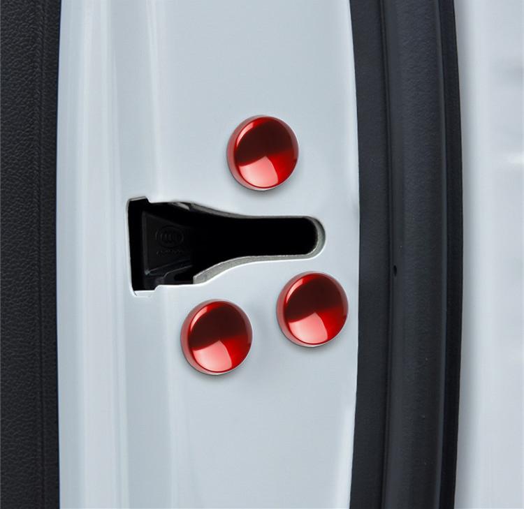 Metal Car Door Lock Screw Protector Cover For Toyota Corolla Rav4 Auris Camry Yaris Prius Prado CHR Avensis Avalon Vios Tundra