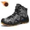 Cross-Border Autumn/Winter High-Top Men's Outdoor Non-Slip Climbing Boots Plus Size Thickened Warm Cotton Shoes Fleece-Lined