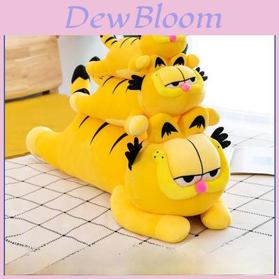 Adorable Peluche de Gato Naranja Garfield Almohada Suave Relleno de Algodón PP Juguete de Animal Relleno 60cm-100cm