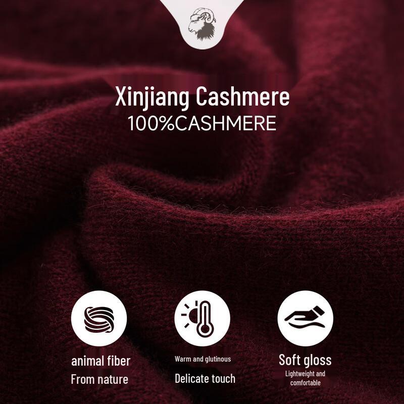 Zhaojun Women's 100% Cashmere Round Neck Cardigan