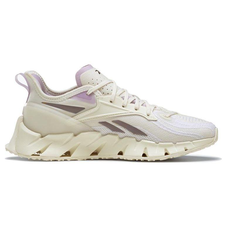 Reebok Zig Kinetica 3 Chalk Taupe Women Sneakers White Purple-Oasis HR1319