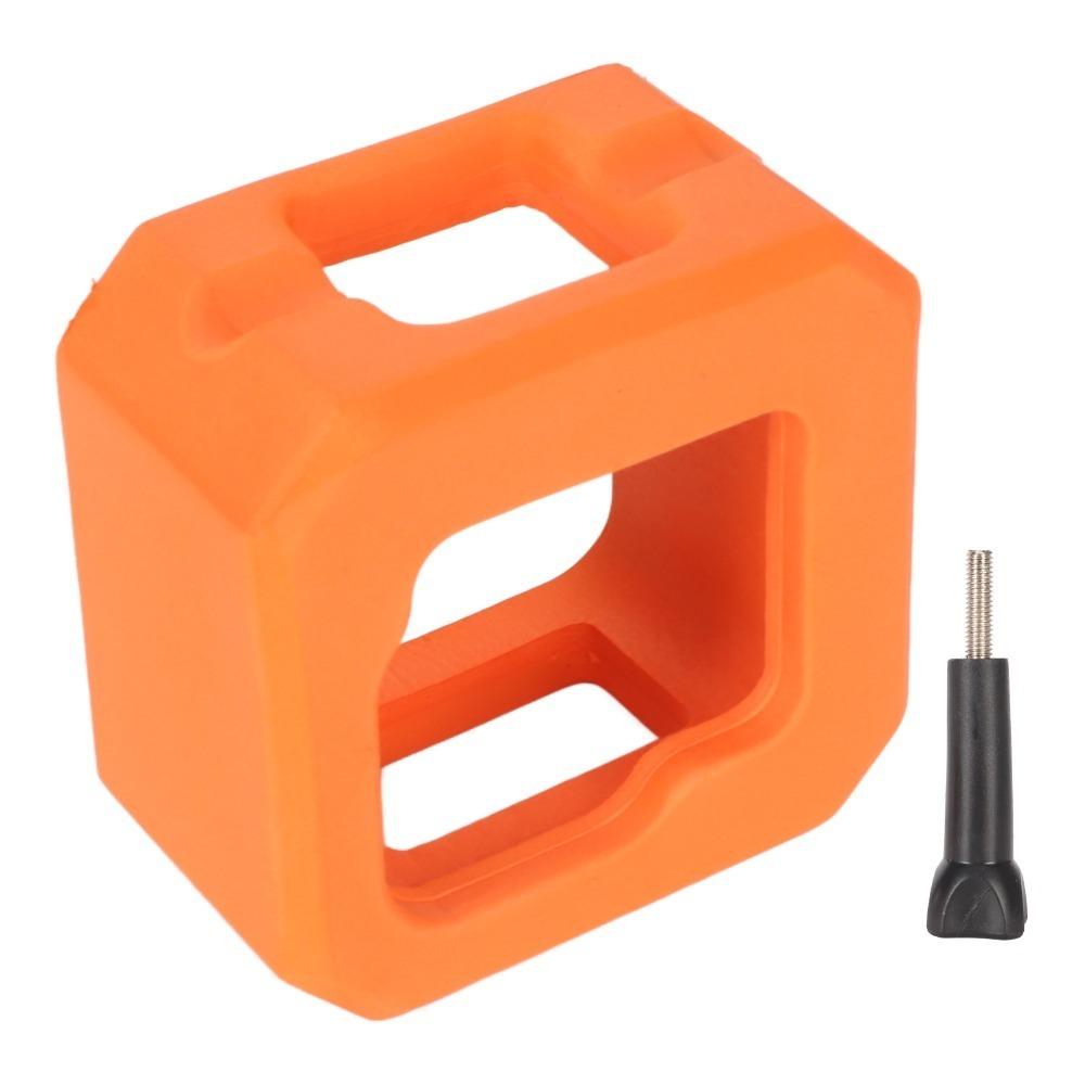 

Orange Camera Floaty Case Lightweight Long Screw Protective Camera Floater Protective Cage Housing for GoPro Hero Min 11