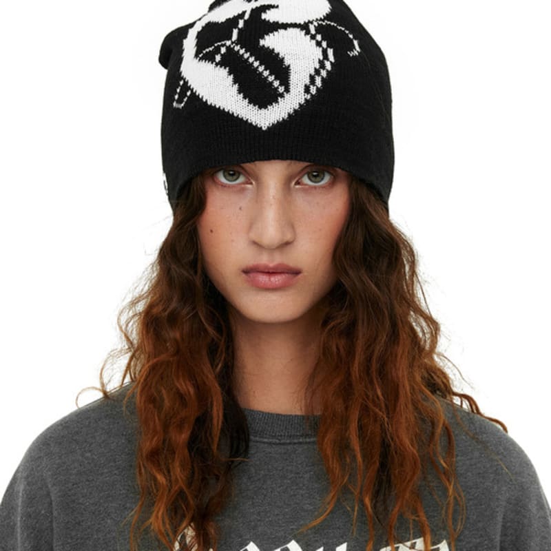 

CERRIC ЛОГОТИП СЕРДЦЕ ВЯЗАНАЯ ШАПКА БИНИ / ЧЕРНЫЙ OS