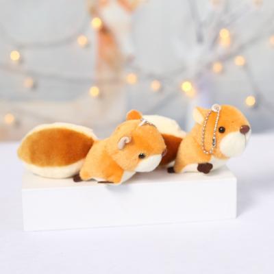 Cute Cute Big Tail Little Squirrel Plush Toy Doll Pendant Doll Keychain Bag Hanging Ornament Doll