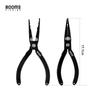 Booms Fishing X03 Pliers, Fishing Pliers with Case and Butt Rope, Black