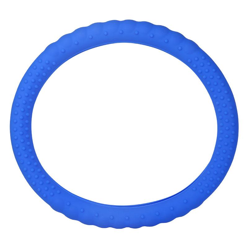 Silicone Steering Wheel Cover Suitable for 38cm Diameter Car Accessories Interior Steering Wheel Protective Decoration Universal