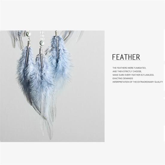 Handmade Fantasy Dreamcatcher Iron Circle Faux Pearl Home Hanging Decor