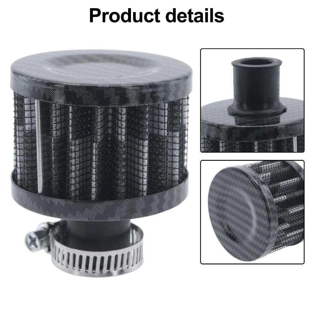 12mm Small Universal Air Filter High Flow Air Intake Filter Mushroom Head Filter  Engine Upgrade