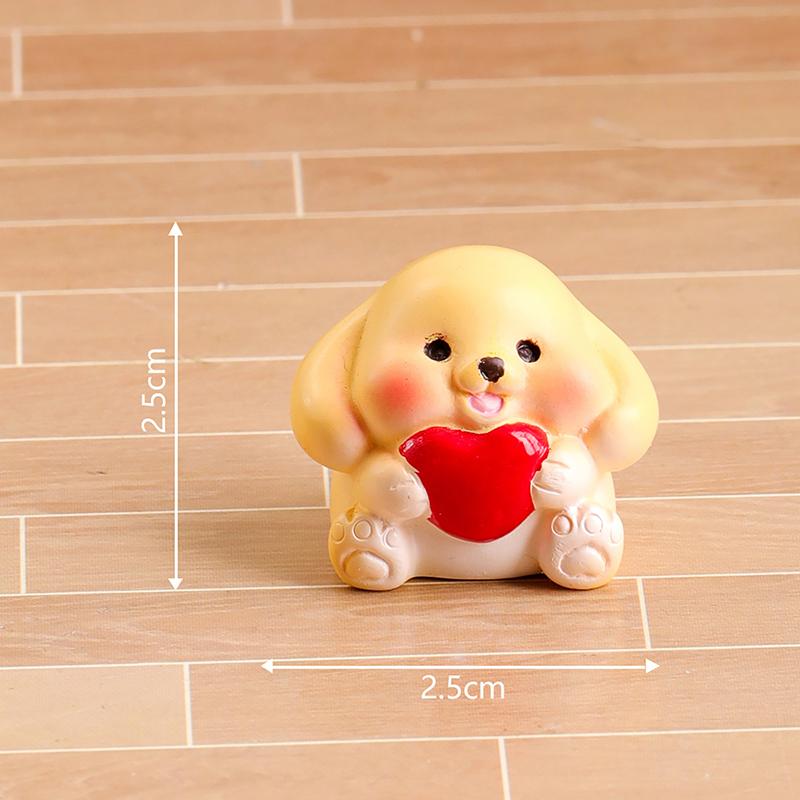 Creative Mini Cute Rabbit Small Ornament Cartoon Kawaii Bunny Micro Landscape Decoration Crafts Car Interior Accessories Gifts