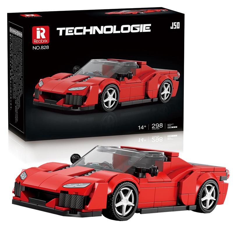 

298PCS Speed Racing Car Building Blocks City Sport Vehicle Bricks 1:24 Model Collection Desktop Display Kids Toys Holiday Gifts