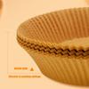 50PCS Fryer Paper Liner Round Disposable Non Stick Fryer Baking Paper for Kitchen Microwave Oven Cooker