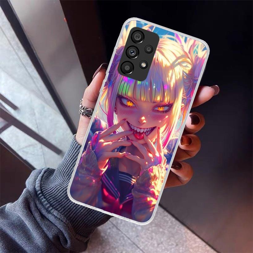 Himiko Toga My Hero Handyhülle Für Samsung Galaxy A52 A51 A50S A32 A22 A12 A02S A72 A71 A31 A70 A30S Note 20 Ultra 10 Plus S10 G